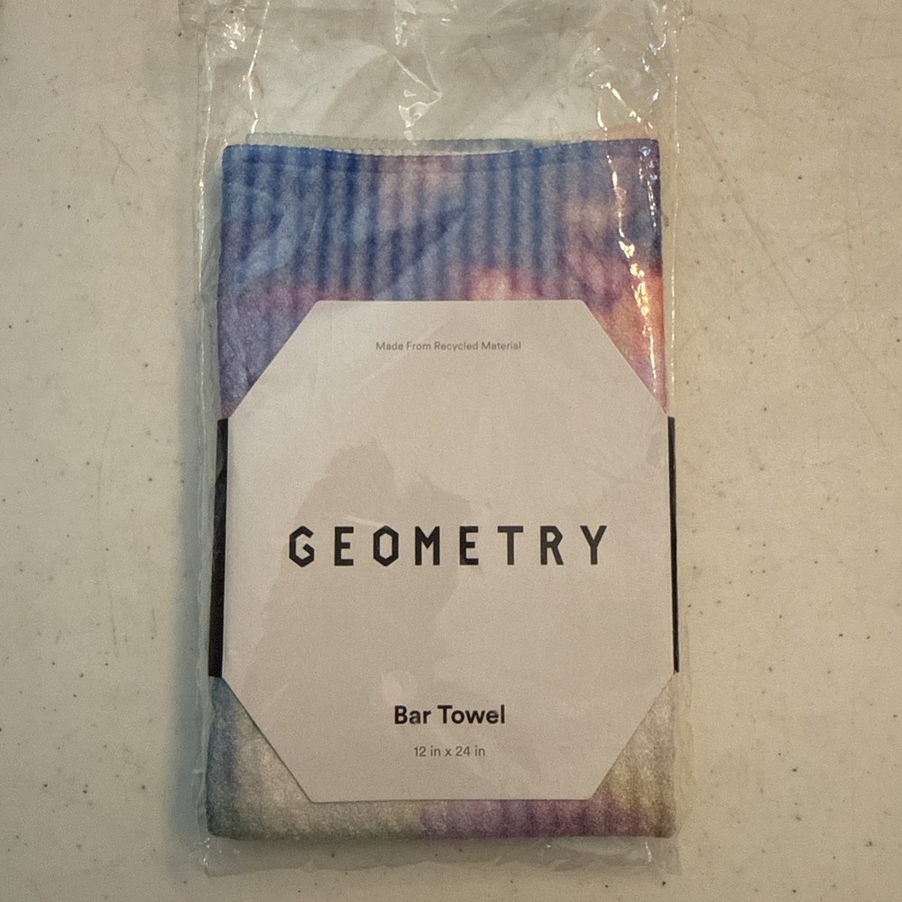 Geometry Bar Towel 12"x24" Soft Floral New